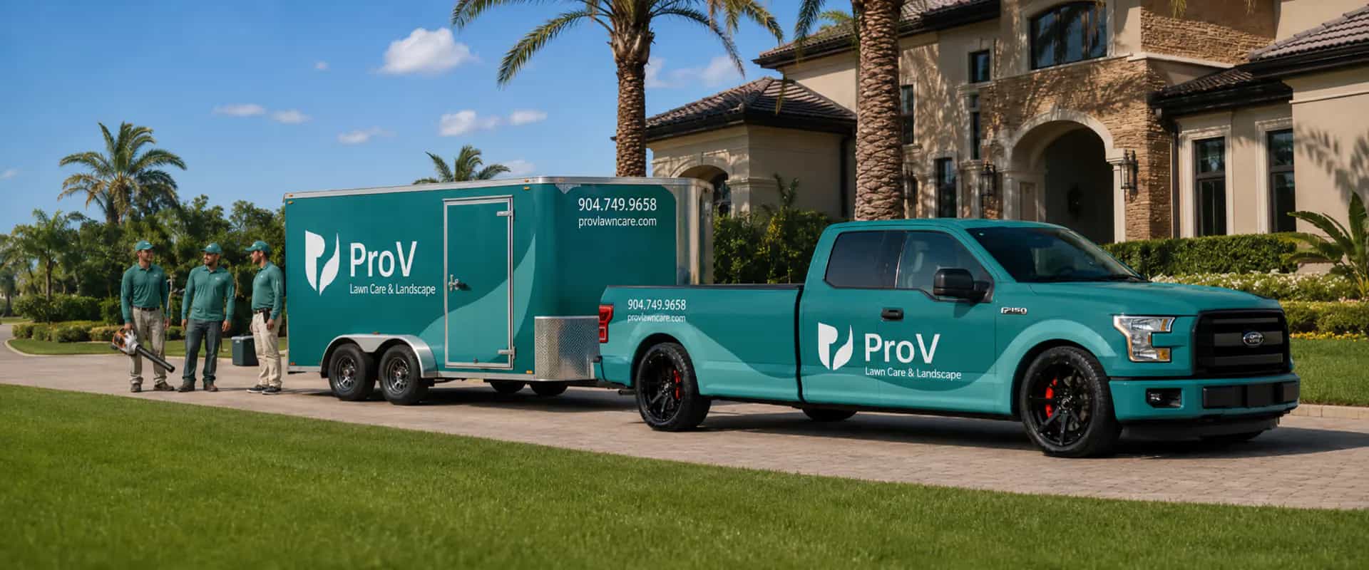 Professional lawn care service